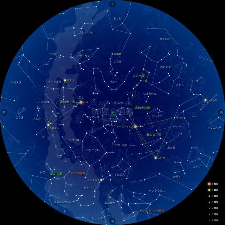 7月の星座 22 星座図鑑