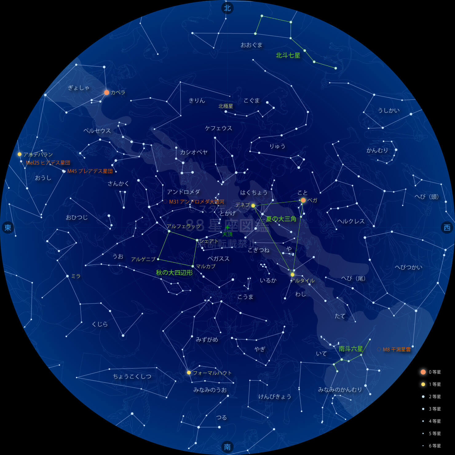 今月の星座 星座図鑑