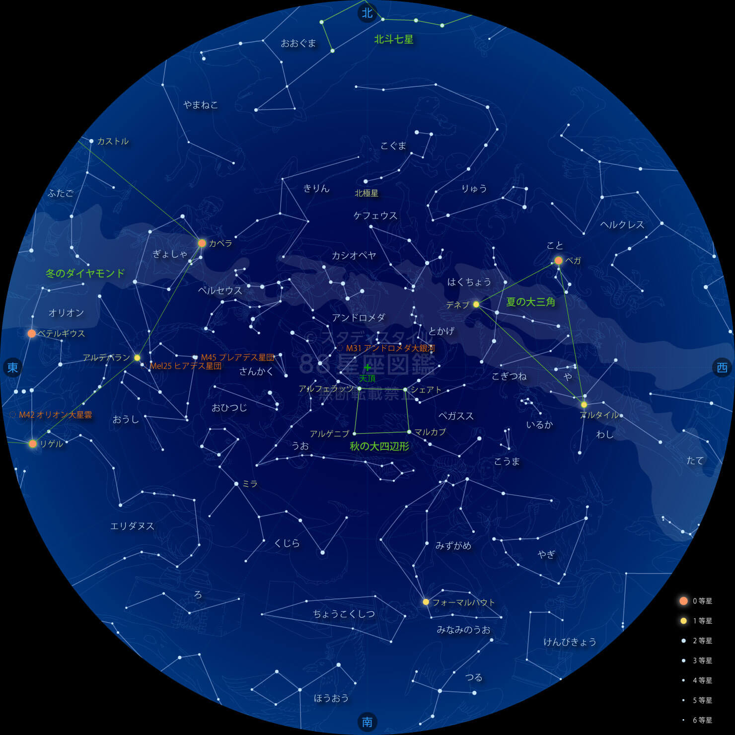 11月の星座 22 星座図鑑