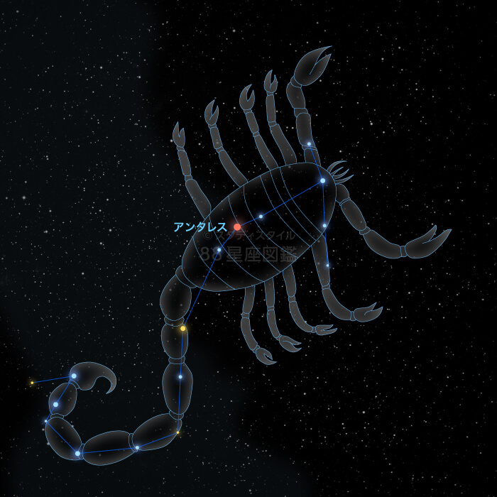 アンタレス（さそり座α星）｜やさしい88星座図鑑