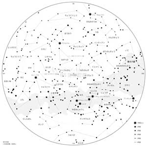 南天の星座｜やさしい88星座図鑑